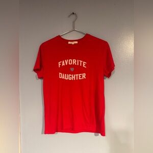 Favorite Daughter Graphic Tee - Red
